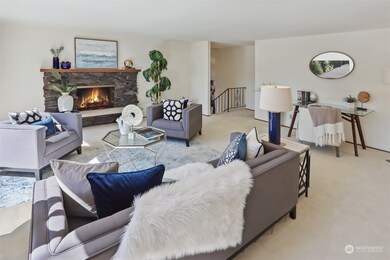 The Living room is enormous.