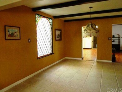 Large dining room may be accessed from the living 
