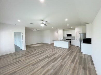 Open concept with generous space