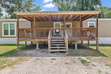 Another view of the covered porch.