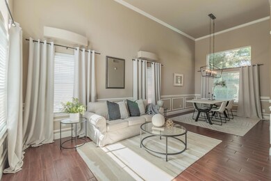 Formal living room and dining room.