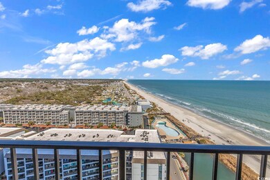 Water view with a beach view