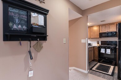 Hallway leading to kitchen