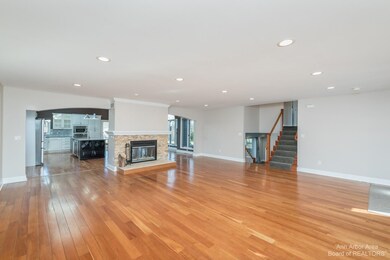 View to the updated kitchen