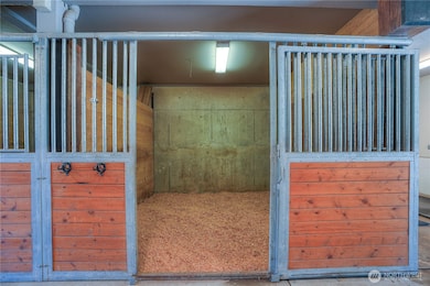 One of seven 12 X 12 matted stalls with Noble panel stalls fronts.