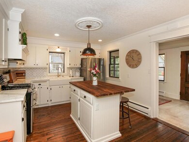 Butcher Block Center Island