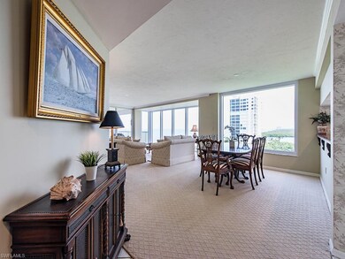 Entry hall into the dining/living areas.
