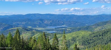 Lake views above property