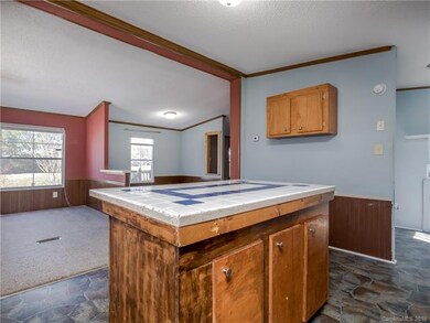 Kitchen island with cabinets