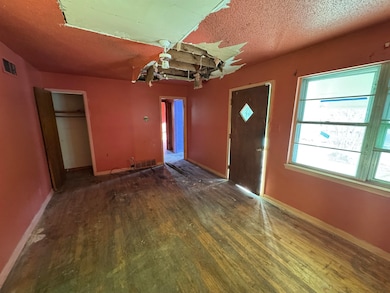 Foyer featuring dark hardwood / wood-style floors 
