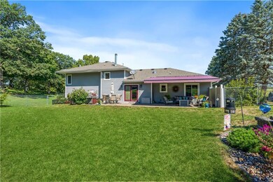 Large fenced yard