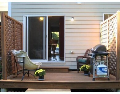 Patio/Deck. Private deck faces the...
