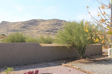 Front yard looking at mountains