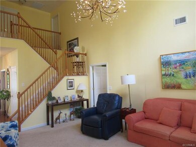 FAMILY ROOM FROM EAT-IN AREA OF KITCHEN