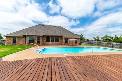 Inground Pool with large deck