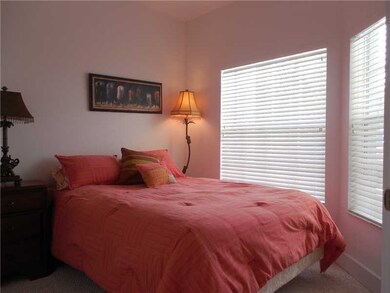 Bedroom. Guest bedroom has plenty of room and nice
