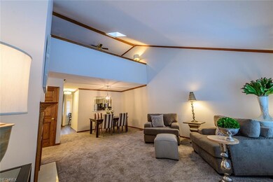 Living room and dining area.