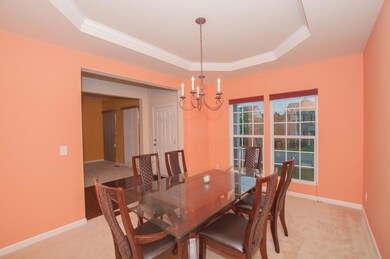 Formal Dining room, notice the trey ceiling! 