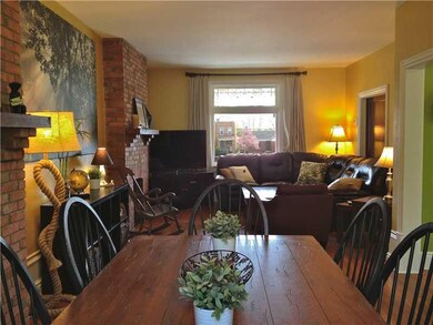 Living Room. Open concept living and dining room w