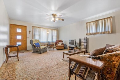 Large living room at the entry