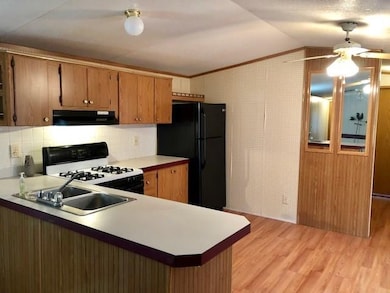 Kitchen with plenty of cabinets.  Island offers lo