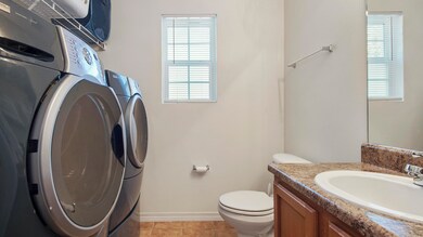 Downstairs Guest Bath/Laundry Room