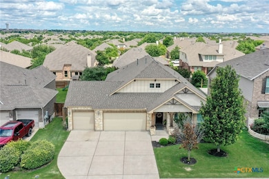 Arial view of front of home