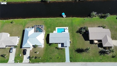 Overhead showing pool and canal