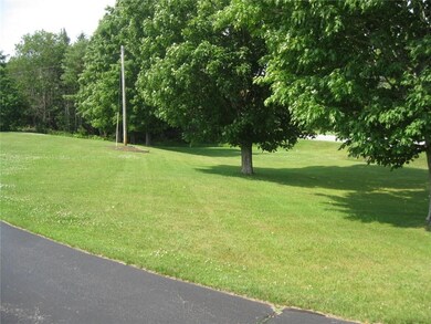Lawn area on the street side