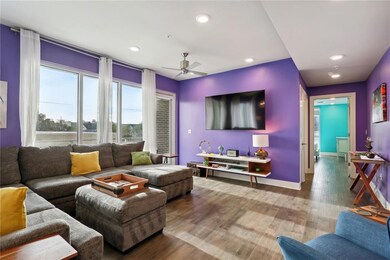 Bright space with a balcony off the living room