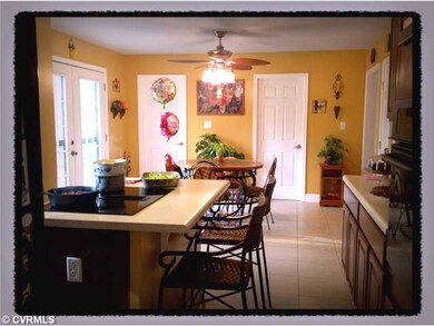 Kitchen - Bar seating.