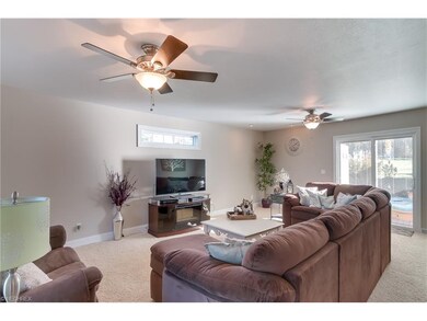 This large great room can accommodate a crowd whil
