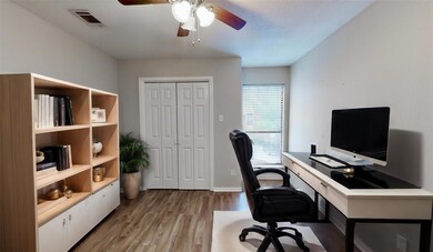 VIRTUAL STAGING of secondary bedroom as home office