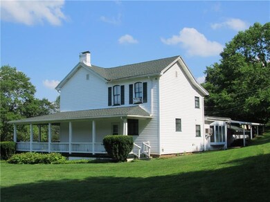 The house features a wraparound porch to relax on 