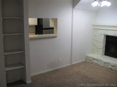 Built ins in Greatroom & Serving Bar from Kitchen