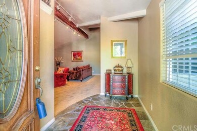 A gorgeous stone entryway. 