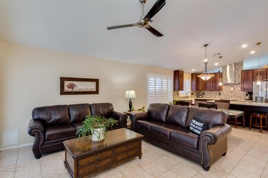 Family Room open to Kitchen