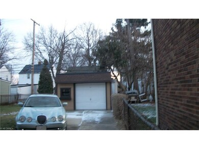 One and Half Car Garage.  Garage has a new roof.