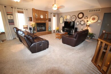 This is an inviting open floor plan!