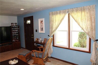 Front window lets in tons of light for the day.  B