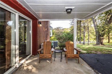 Porch into Family room.