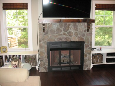 Stone Fireplace