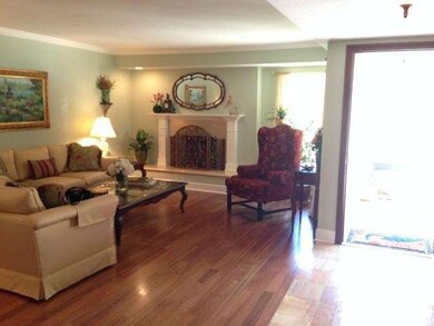 Fireplace in living room 