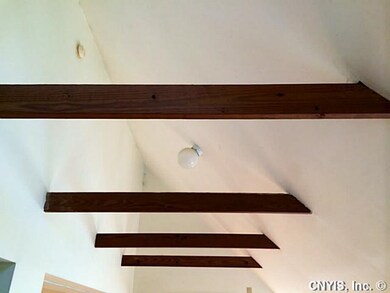 Other. Exposed wooden beams on the vaulted ceiling