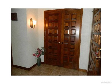 Foyer double door closet