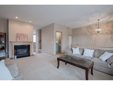 Living Room with cozy fireplace.