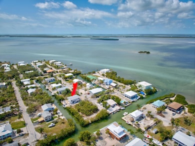 Aerial to open water