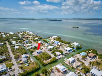 Aerial to open water