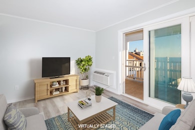 Living area virtually staged