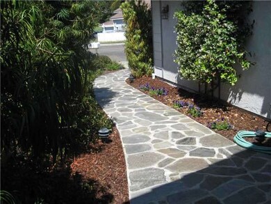 Walkway to front door